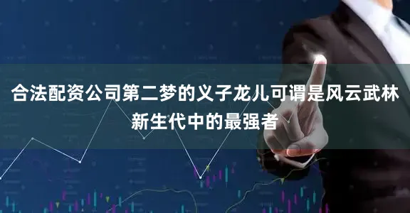 合法配资公司第二梦的义子龙儿可谓是风云武林新生代中的最强者