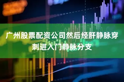 广州股票配资公司然后经肝静脉穿刺进入门静脉分支